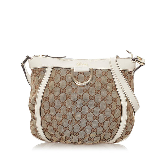 Gucci GG Canvas Abbey D-Ring Crossbody Bag (SHG-27900)