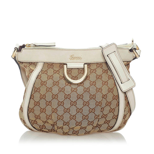 Gucci GG Canvas Abbey D-Ring Crossbody Bag (SHG-33207)