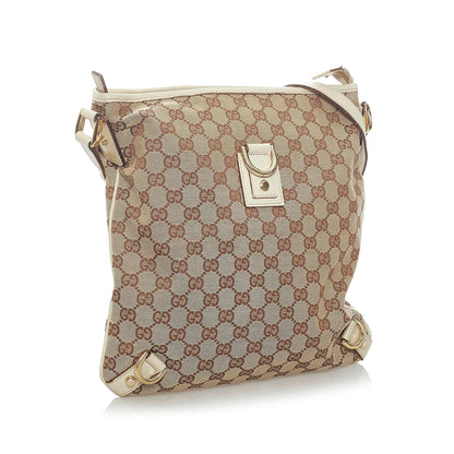 Gucci GG Canvas Abbey D-Ring Crossbody Bag (SHG-33500)