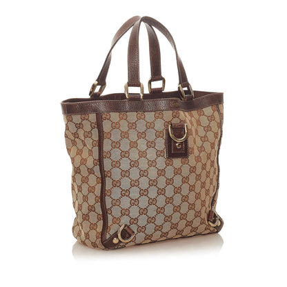 Gucci GG Canvas Abbey D-Ring Handbag (SHG-28190)