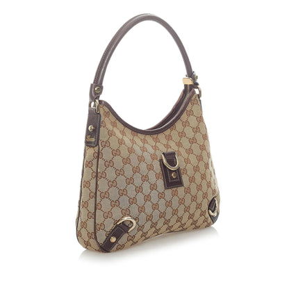 Gucci GG Canvas Abbey D-Ring Handbag (SHG-32919)