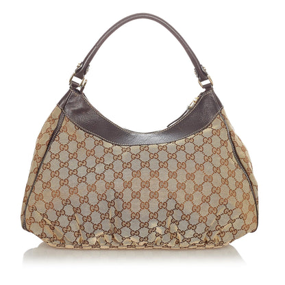 Gucci GG Canvas Abbey D-Ring Shoulder Bag (SHG-23487)