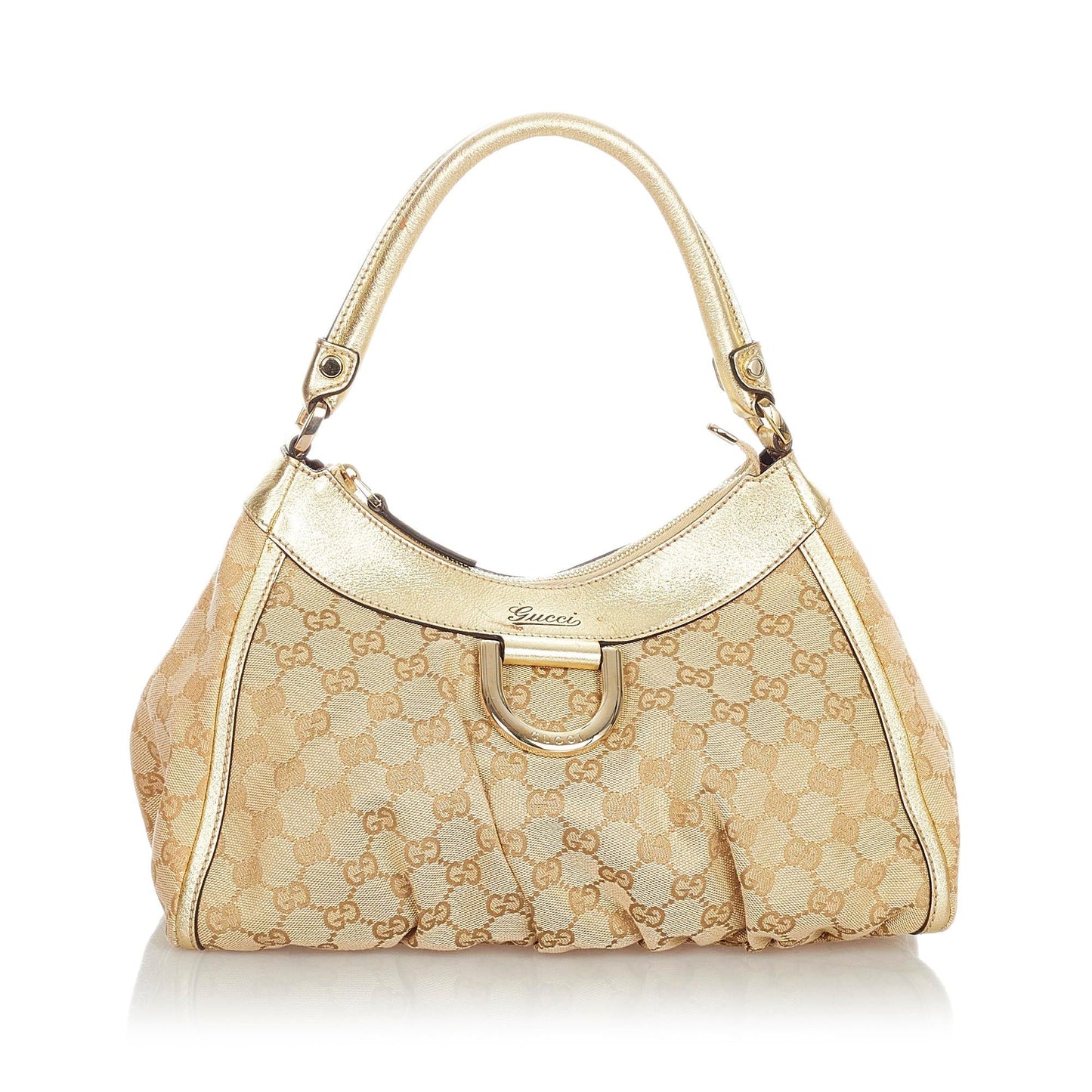 Gucci GG Canvas Abbey D-Ring Shoulder Bag (SHG-23962)