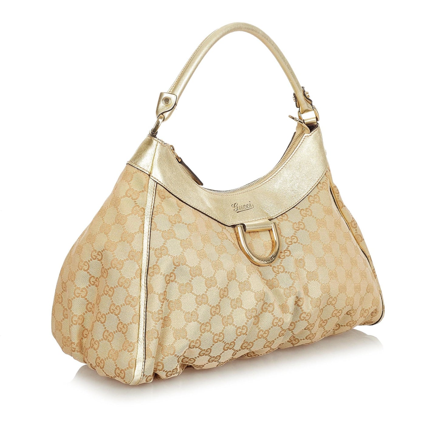 Gucci GG Canvas Abbey D-Ring Shoulder Bag (SHG-24365)