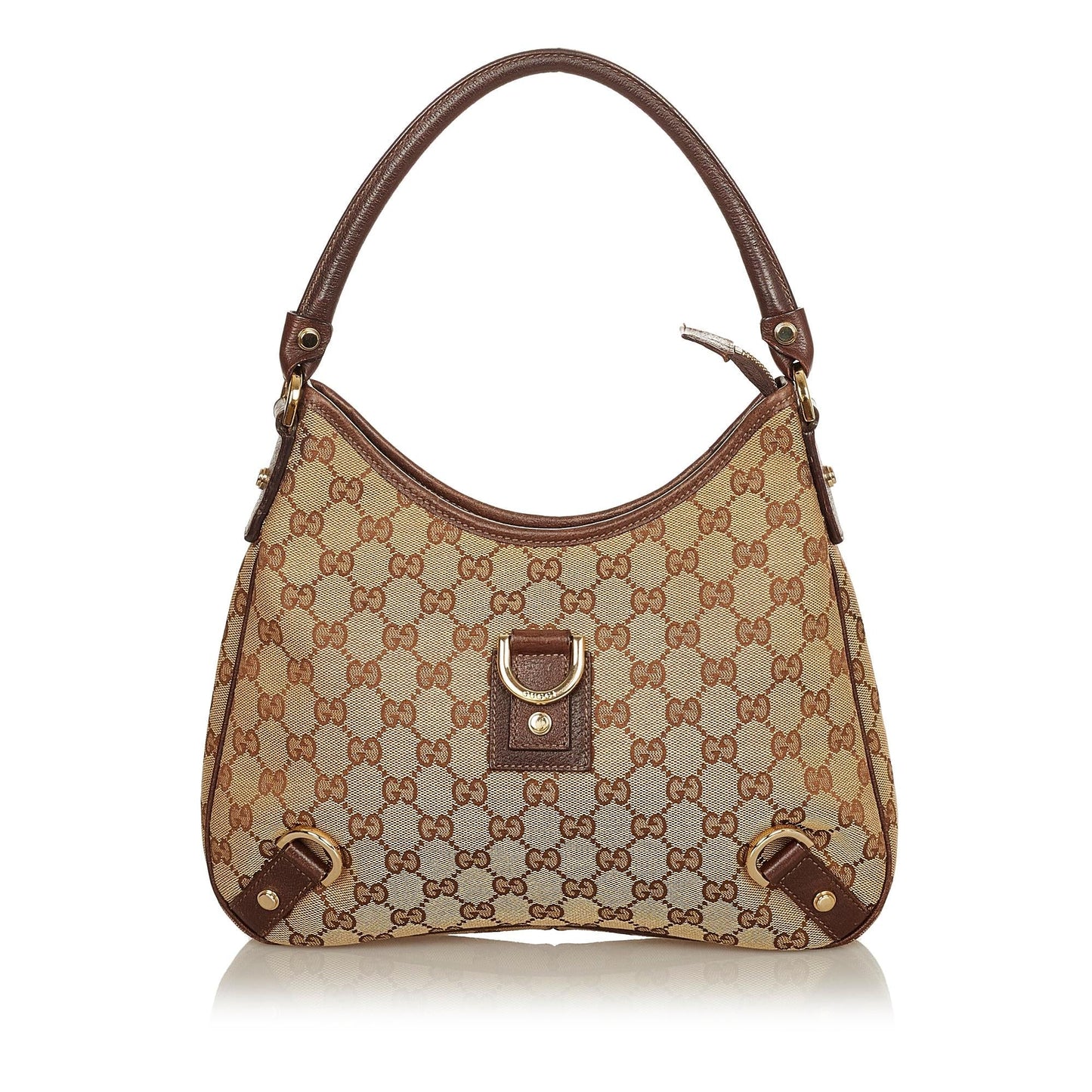 Gucci GG Canvas Abbey D-Ring Shoulder Bag (SHG-25020)