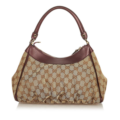 Gucci GG Canvas Abbey D-Ring Shoulder Bag (SHG-26649)