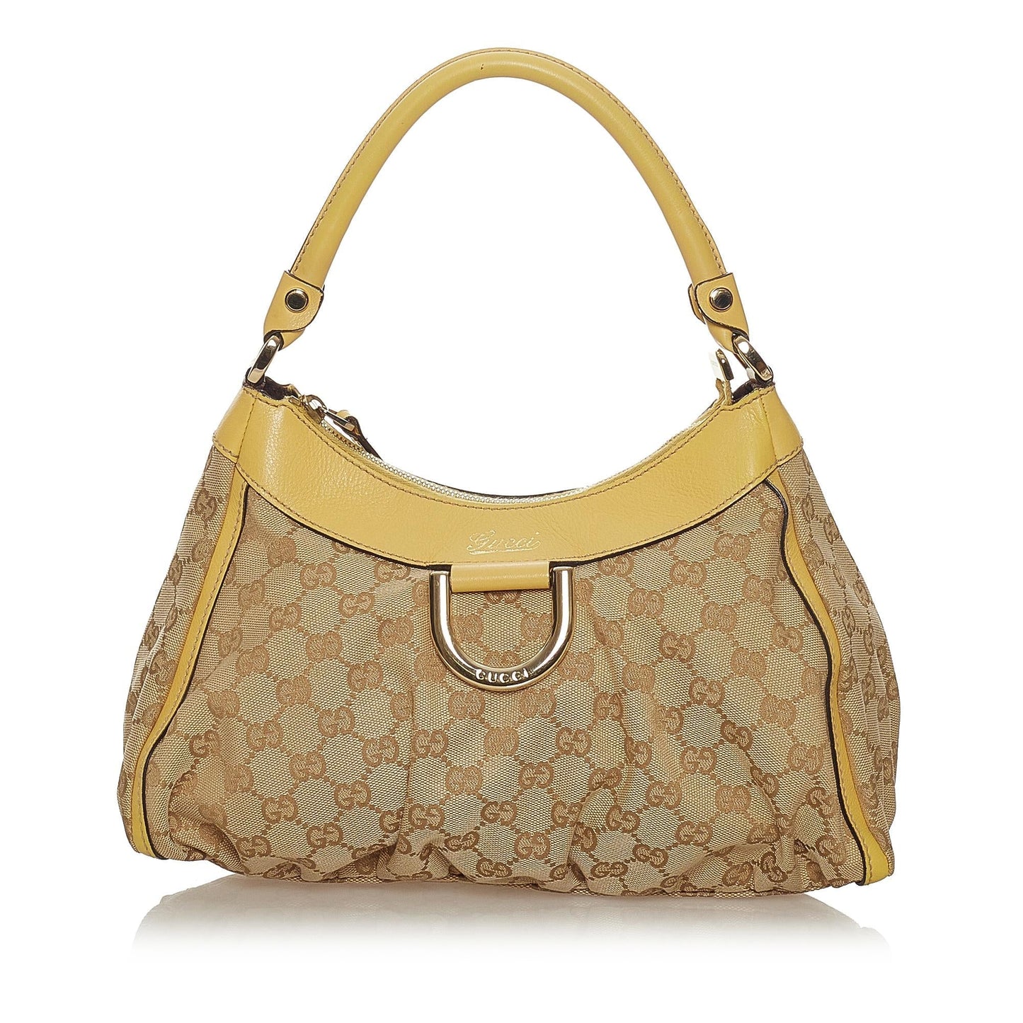 Gucci GG Canvas Abbey D-Ring Shoulder Bag (SHG-27458)