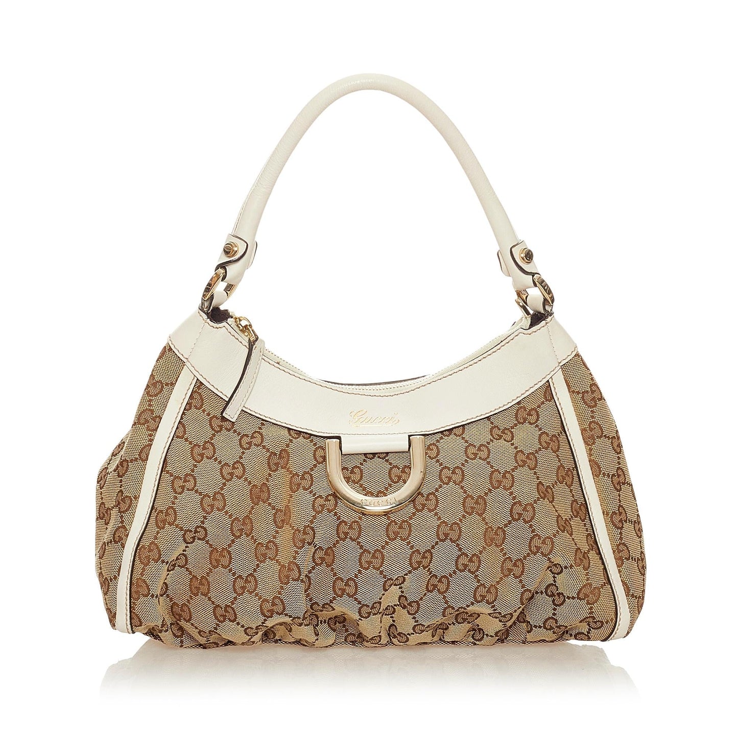 Gucci GG Canvas Abbey D-Ring Shoulder Bag (SHG-27519)