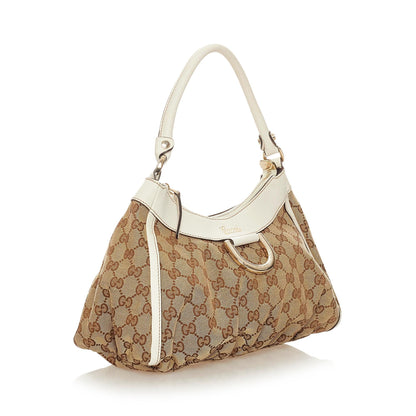 Gucci GG Canvas Abbey D-Ring Shoulder Bag (SHG-27519)