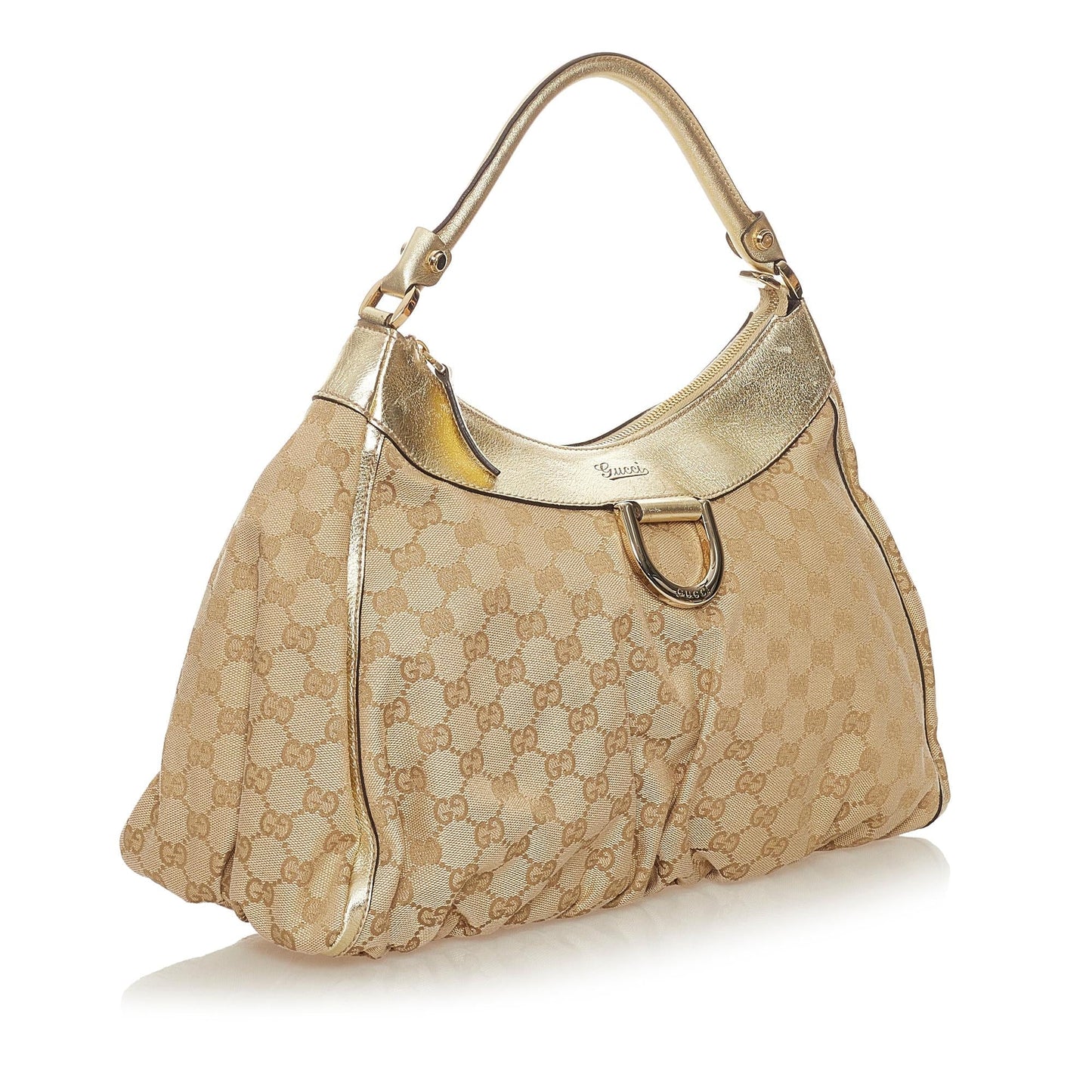 Gucci GG Canvas Abbey D-Ring Shoulder Bag (SHG-27540)