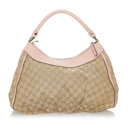 Gucci GG Canvas Abbey D-Ring Shoulder Bag (SHG-28069)