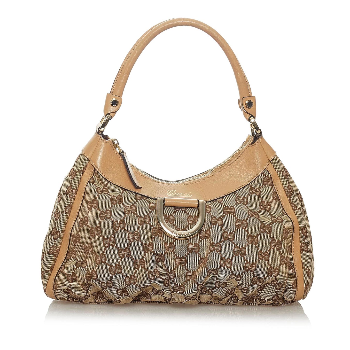 Gucci GG Canvas Abbey D-Ring Shoulder Bag (SHG-28828)