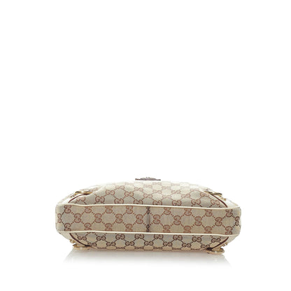 Gucci GG Canvas Abbey D-Ring Shoulder Bag (SHG-32884)