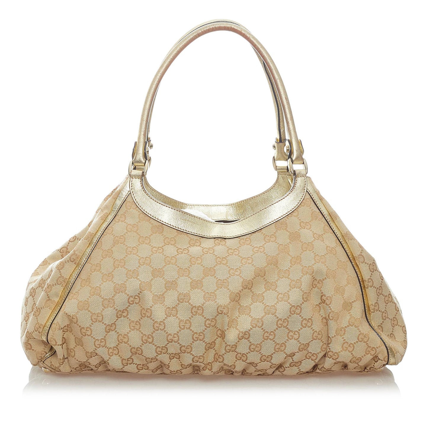 Gucci GG Canvas Abbey D-Ring Shoulder Bag (SHG-33230)