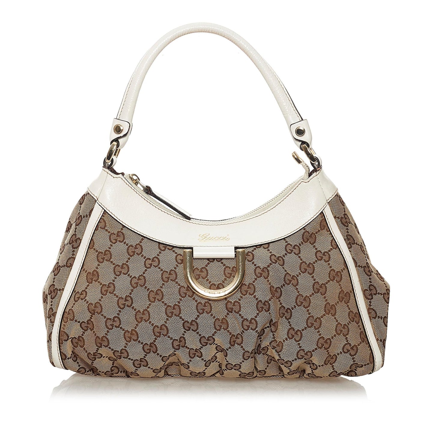 Gucci GG Canvas Abbey D-Ring Shoulder Bag (SHG-33347)