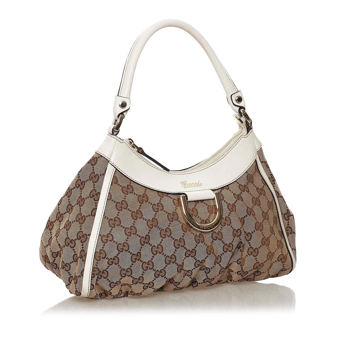 Gucci GG Canvas Abbey D-Ring Shoulder Bag (SHG-33347)