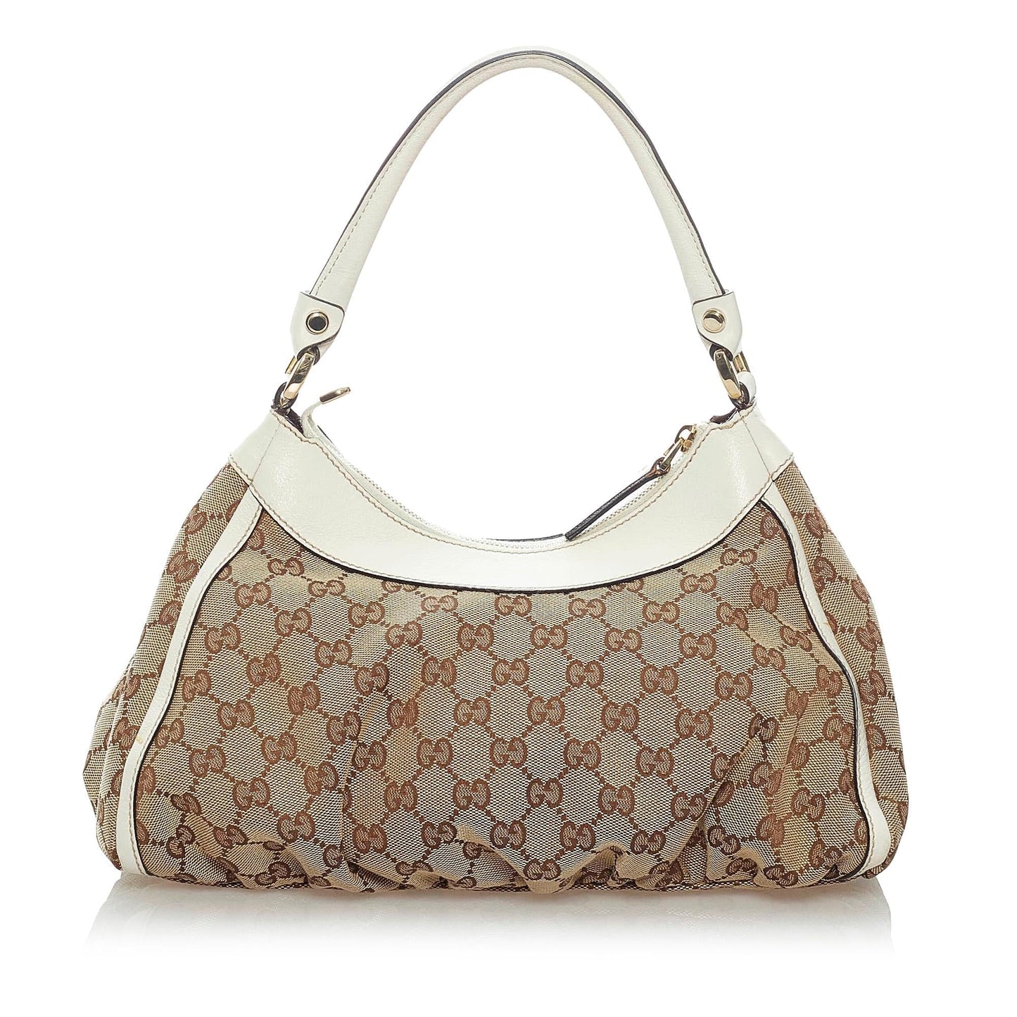 Gucci GG Canvas Abbey D-Ring Shoulder Bag (SHG-33525)