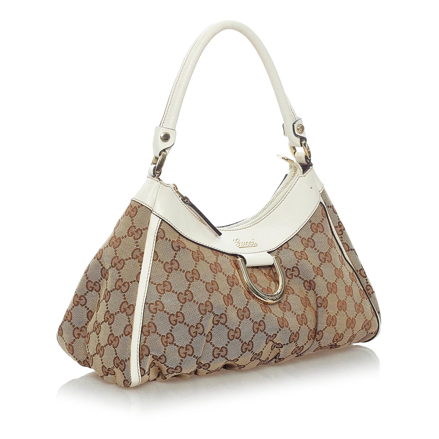 Gucci GG Canvas Abbey D-Ring Shoulder Bag (SHG-33525)