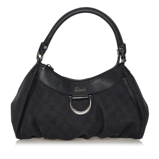 Gucci GG Canvas Abbey D-Ring Shoulder Bag (SHG-33709)