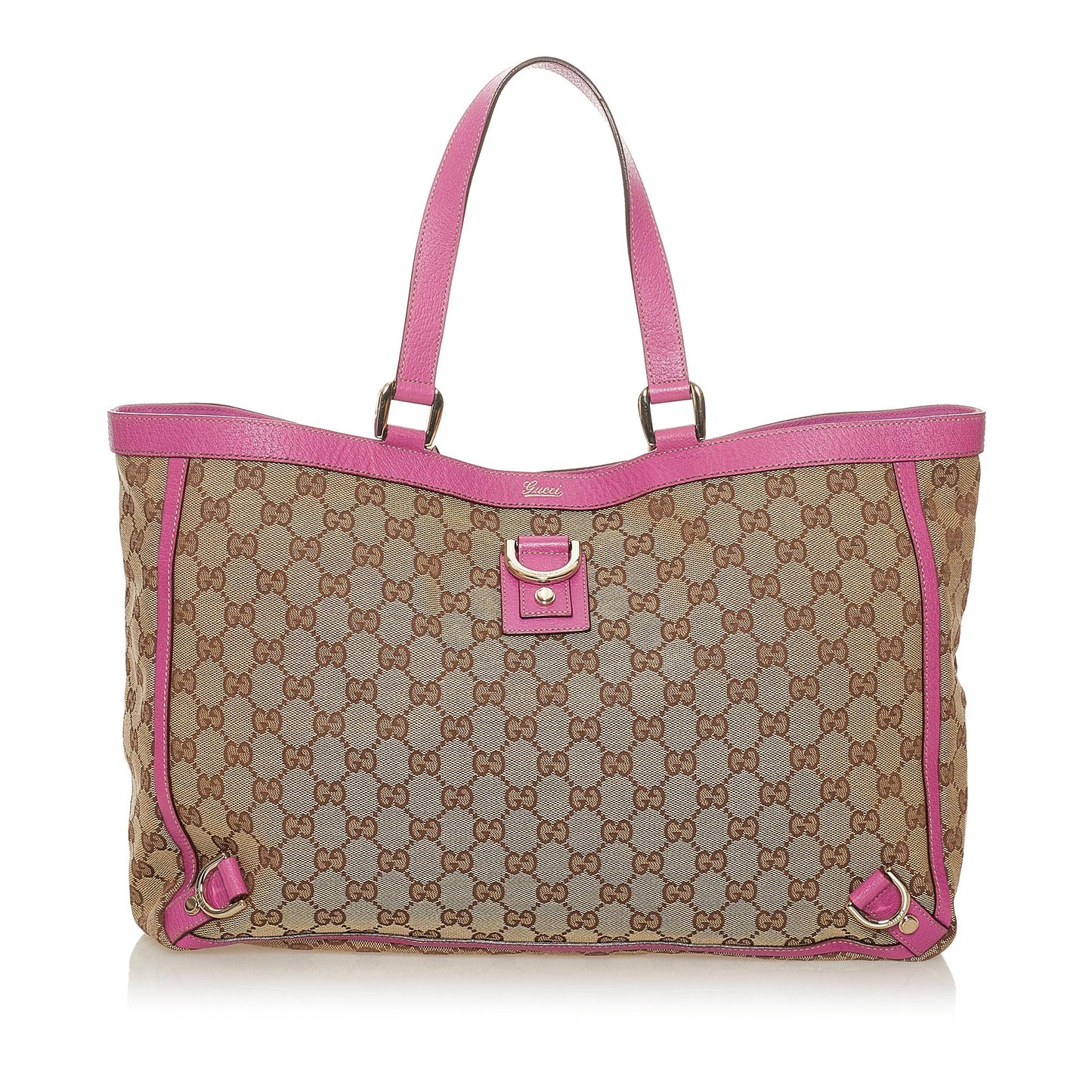 Gucci GG Canvas Abbey D- Ring Tote Bag (SHG-27537)