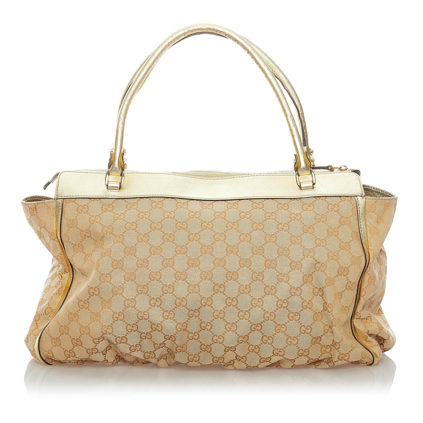 Gucci GG Canvas Abbey-D Ring Tote Bag (SHG-32914)