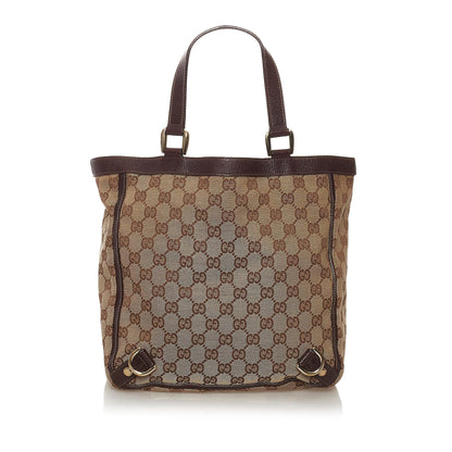 Gucci GG Canvas Abbey D-Ring Tote Bag (SHG-32980)