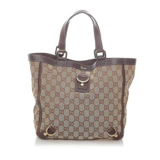 Gucci GG Canvas Abbey D-Ring Tote Bag (SHG-33380)