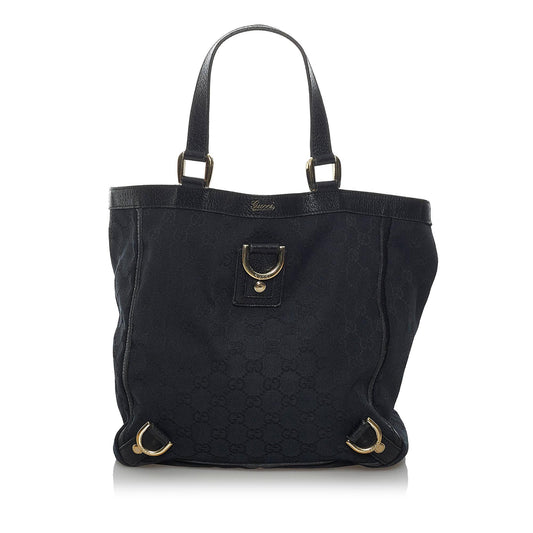 Gucci GG Canvas Abbey D-Ring Tote Bag (SHG-33717)