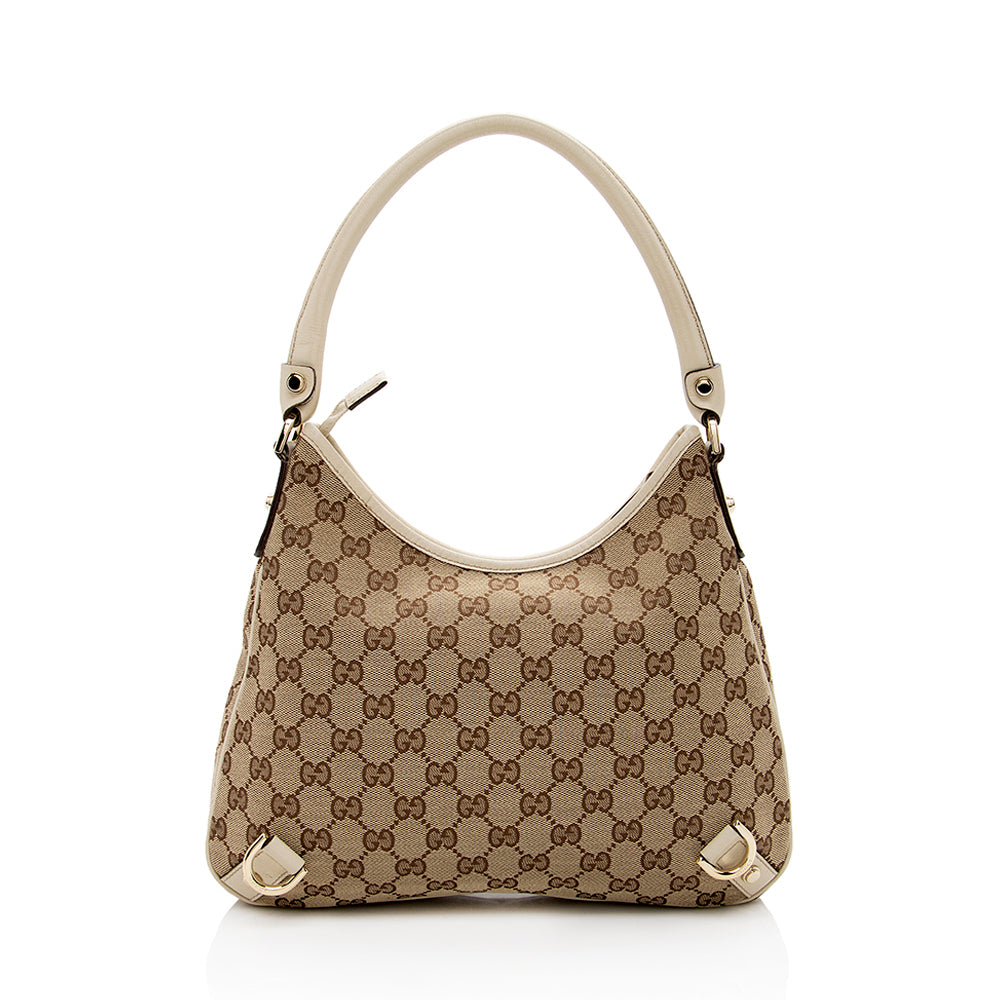 Gucci GG Canvas Abbey Medium Hobo (SHF-15069)