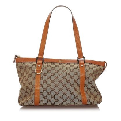 Gucci GG Canvas Abbey Tote Bag (SHG-33664)