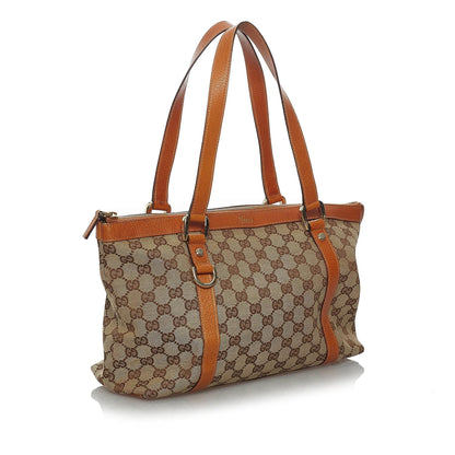 Gucci GG Canvas Abbey Tote Bag (SHG-33664)