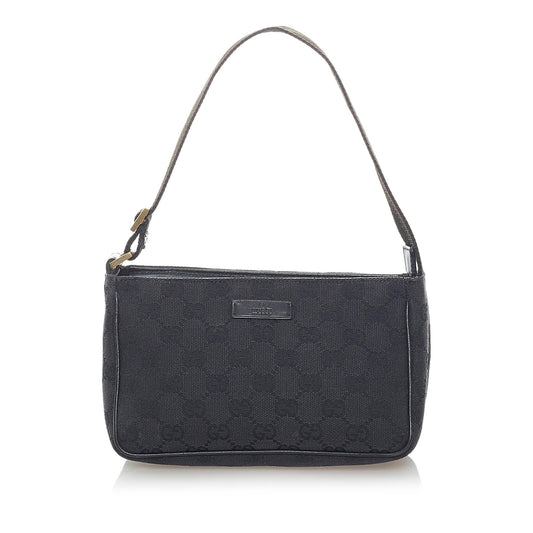 Gucci GG Canvas Baguette (SHG-33039)