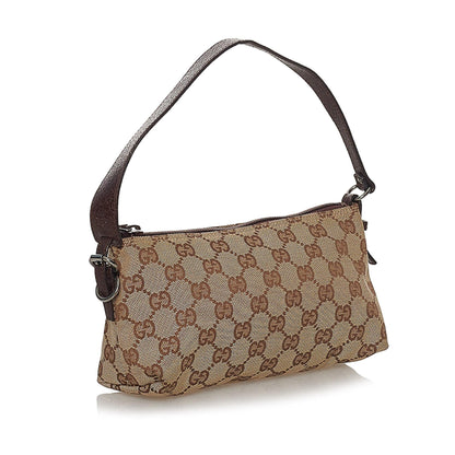 Gucci GG Canvas Baguette (SHG-33484)