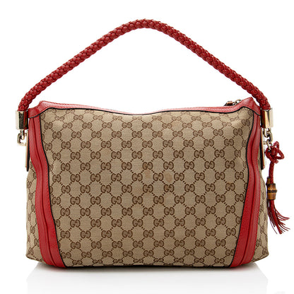 Gucci GG Canvas Bella Medium Hobo (SHF-17542)