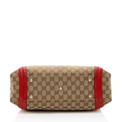 Gucci GG Canvas Bella Medium Hobo (SHF-17542)