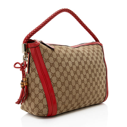 Gucci GG Canvas Bella Medium Hobo (SHF-17542)