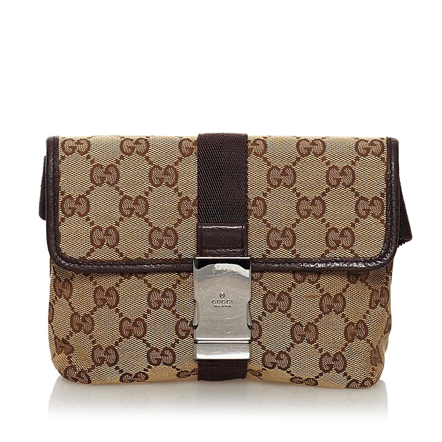 Gucci GG Canvas Belt Bag (SHG-33561)