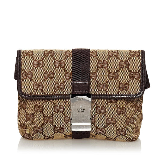 Gucci GG Canvas Belt Bag (SHG-33561)