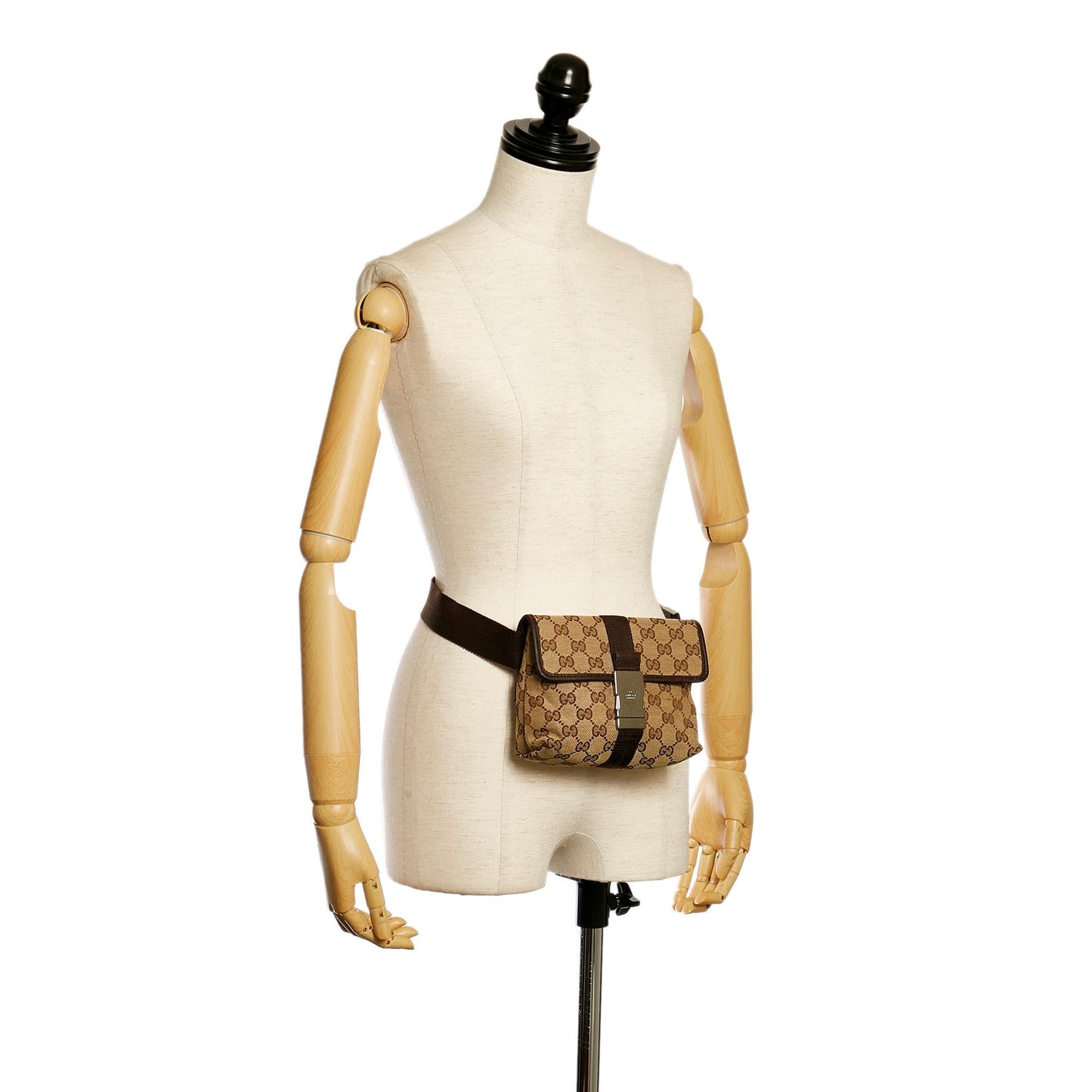 Gucci GG Canvas Belt Bag (SHG-33561)