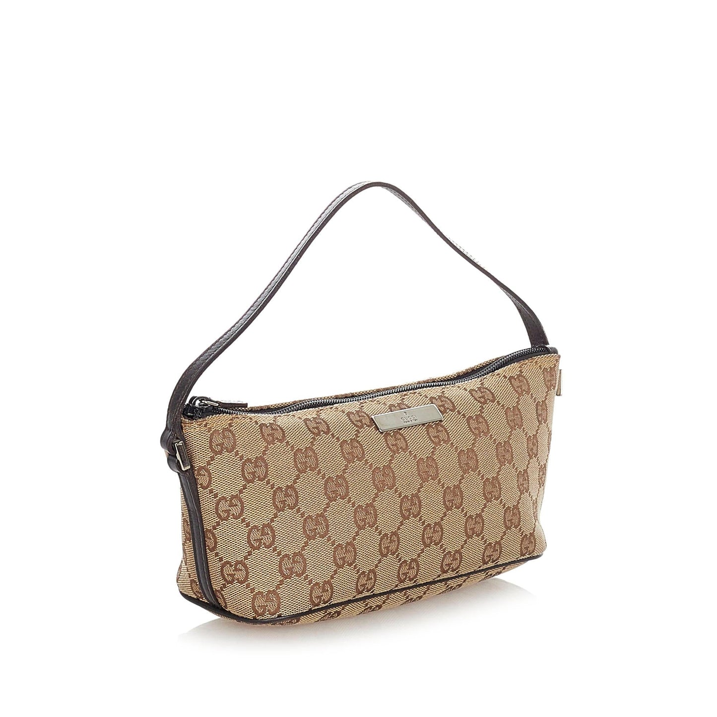 Gucci GG Canvas Boat Baguette (SHG-22815)