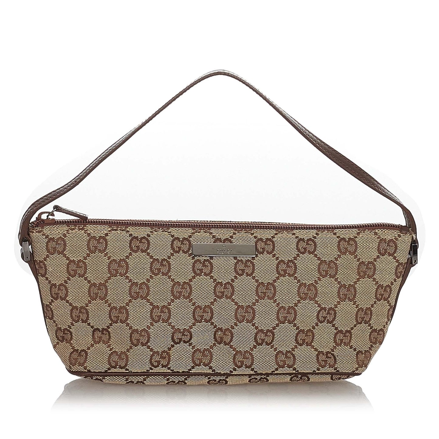 Gucci GG Canvas Boat Baguette (SHG-23221)