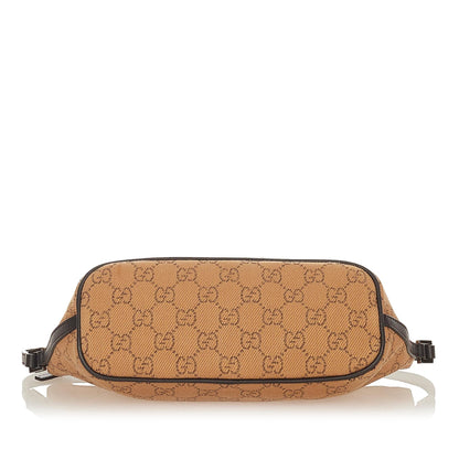 Gucci GG Canvas Boat Baguette (SHG-24580)