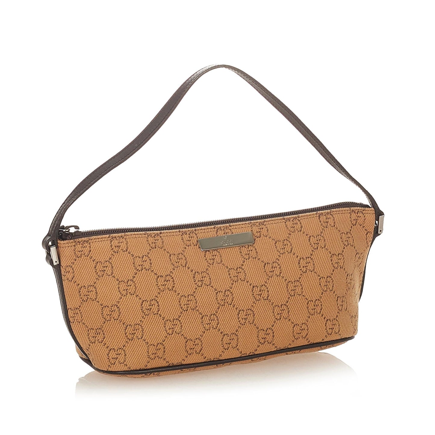 Gucci GG Canvas Boat Baguette (SHG-24580)