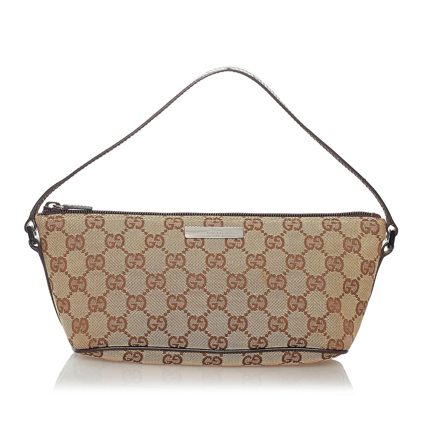 Gucci GG Canvas Boat Baguette (SHG-27260)