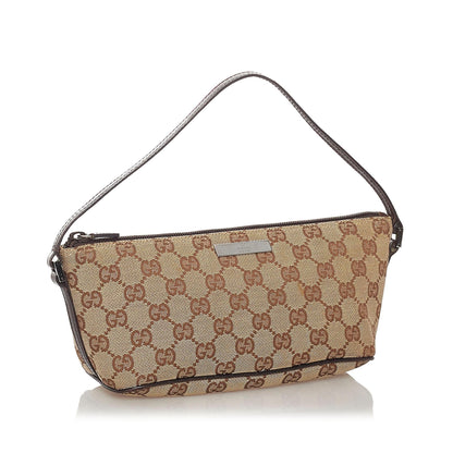 Gucci GG Canvas Boat Baguette (SHG-27260)