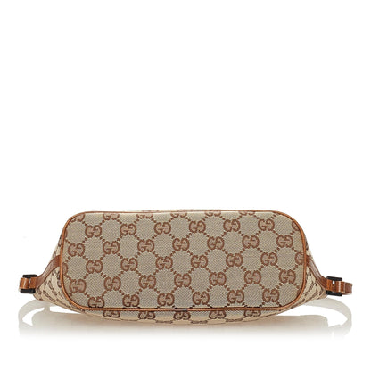 Gucci GG Canvas Boat Baguette (SHG-27593)