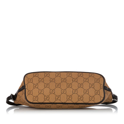 Gucci GG Canvas Boat Baguette (SHG-27601)