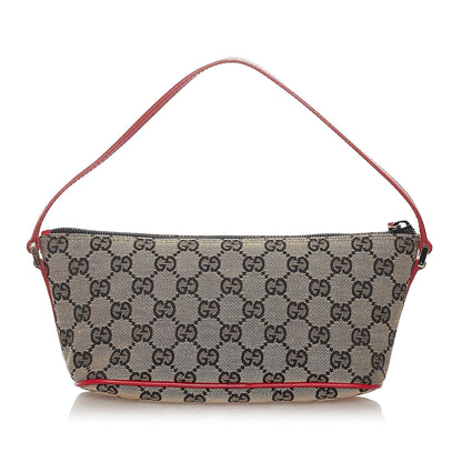 Gucci GG Canvas Boat Baguette (SHG-27764)