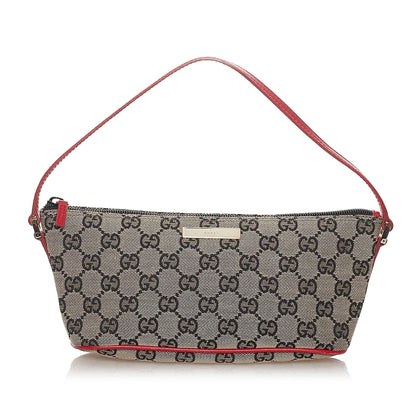 Gucci GG Canvas Boat Baguette (SHG-27764)