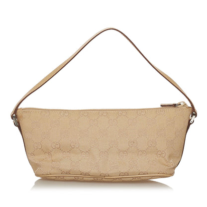 Gucci GG Canvas Boat Baguette (SHG-28580)